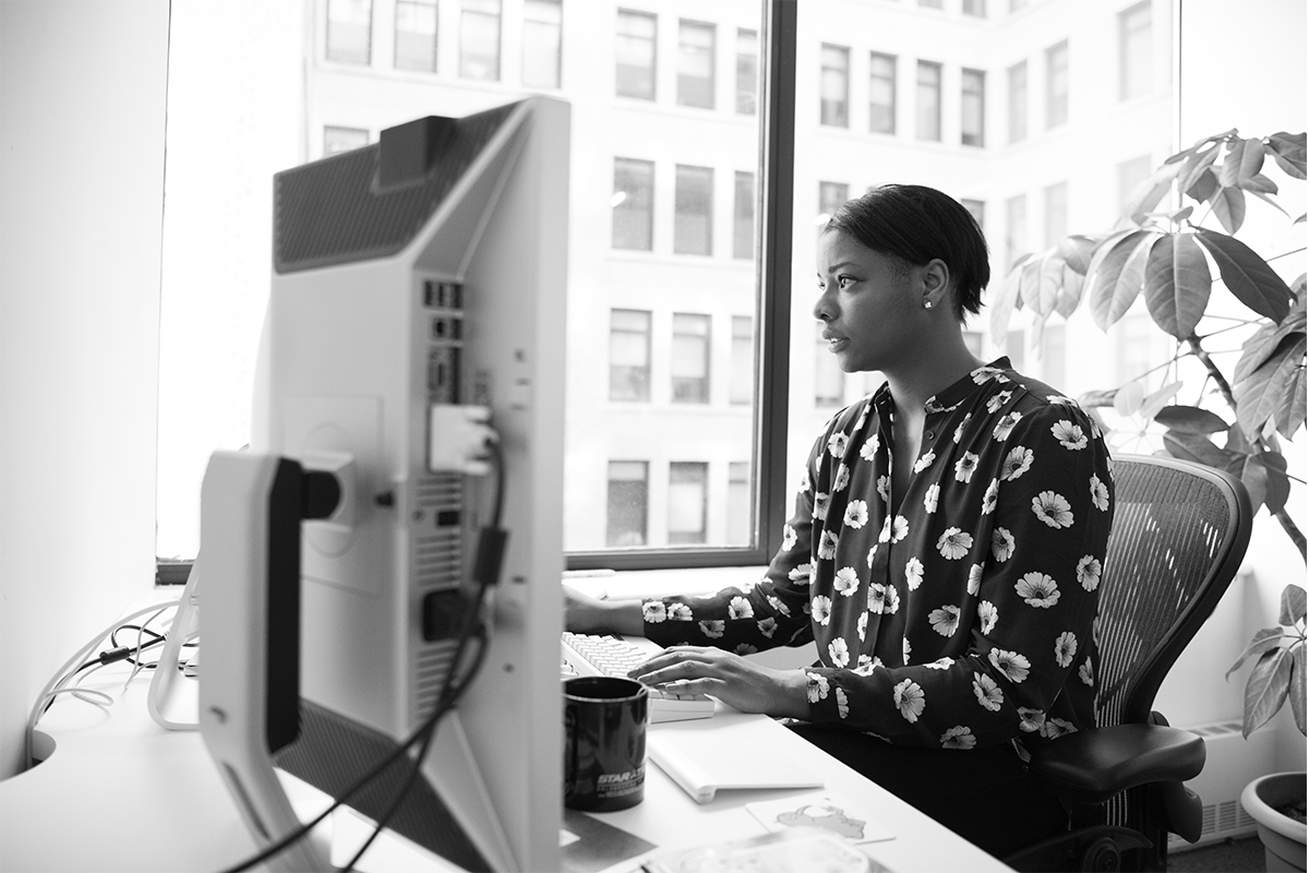 commercial real estate agent at work